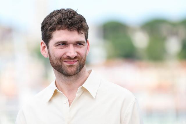 Lithuanian actor Kestutis Cicenas poses during a photocall of the film "Vesna" at the 79th edition of the Cannes Film Festival in Cannes, southern France on May 18, 2026. (Photo by Sameer AL-DOUMY / AFP)