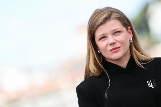 Ukrainian actress Anastasiia Pustovit poses during a photocall of the film "Vesna" at the 79th edition of the Cannes Film Festival in Cannes, southern France on May 18, 2026. (Photo by Sameer AL-DOUMY / AFP)