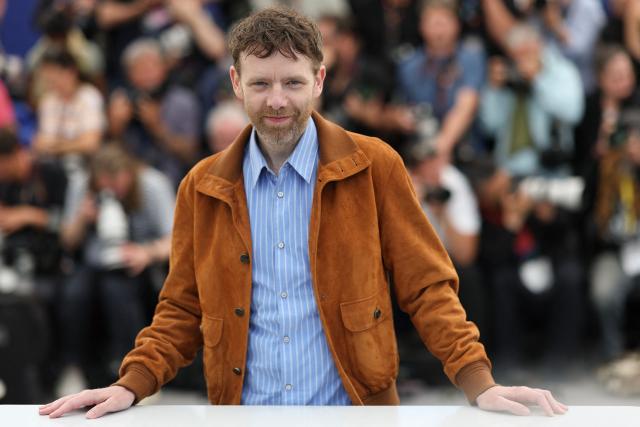 French actor Antoine Reinartz poses during a photocall of the film "La Troisieme Nuit" (When the Night Falls) at the 79th edition of the Cannes Film Festival in Cannes, southern France on May 18, 2026. (Photo by Thibaud MORITZ / AFP)