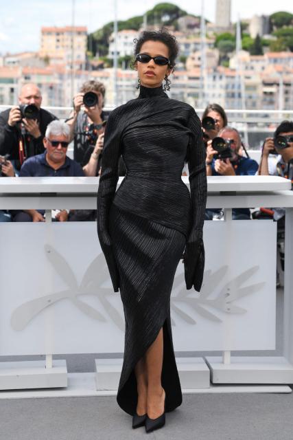 Canadian actress Taylor Russell poses during a photocall of the film "Hope" at the 79th edition of the Cannes Film Festival in Cannes, southern France on May 18, 2026. (Photo by Olivier CHASSIGNOLE / AFP)