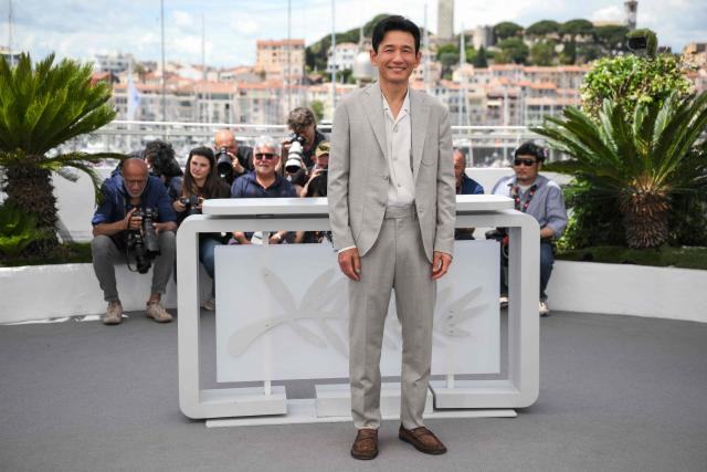South korean actor Hwang Jung-Min poses during a photocall of the film "Hope" at the 79th edition of the Cannes Film Festival in Cannes, southern France on May 18, 2026. (Photo by Olivier CHASSIGNOLE / AFP)