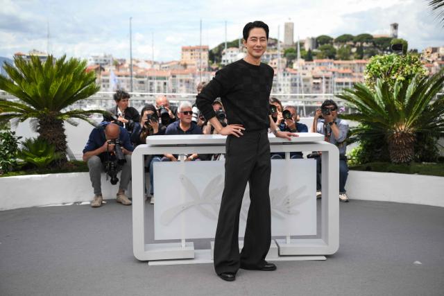 South Korean actor Zo In-Sung poses during a photocall of the film "Hope" at the 79th edition of the Cannes Film Festival in Cannes, southern France on May 18, 2026. (Photo by Olivier CHASSIGNOLE / AFP)