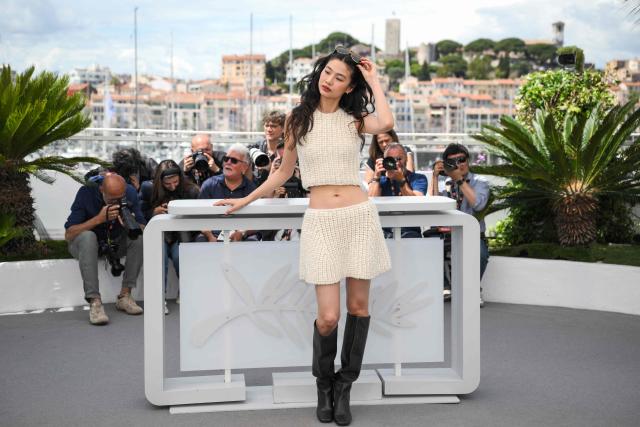 South Korean actress Ho-yeon Jung poses during a photocall of the film "Hope" at the 79th edition of the Cannes Film Festival in Cannes, southern France on May 18, 2026. (Photo by Olivier CHASSIGNOLE / AFP)
