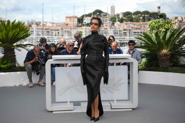 Canadian actress Taylor Russell poses during a photocall of the film "Hope" at the 79th edition of the Cannes Film Festival in Cannes, southern France on May 18, 2026. (Photo by Olivier CHASSIGNOLE / AFP)