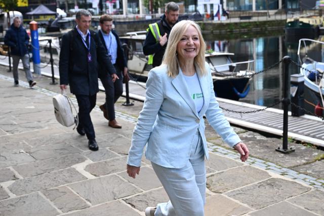 The Mayor of West Yorkshire, Tracy Brabin arrives for The Great North Investment Summit, in Leeds, northern England on May 18, 2026. (Photo by Paul ELLIS / AFP)