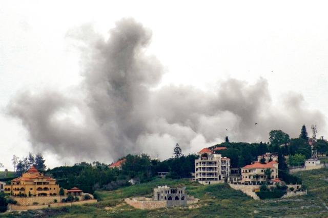 Smoke rises following Israeli bombardment on the village of Zebdine in the Nabatieh district in southern Lebanon on May 18, 2026. Since the start of the ceasefire on April 17, Israel has continued to launch strikes, carry out demolitions and issue evacuation orders in south Lebanon. Hezbollah has also maintained its operations against Israeli forces in south Lebanon and northern Israel. (Photo by Abbas Fakih / AFP)