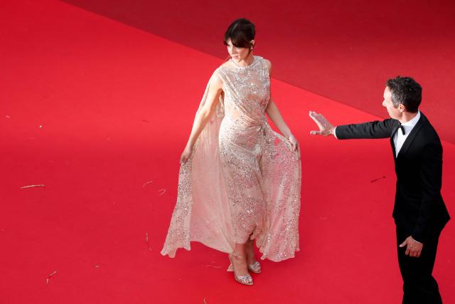 British actress Daisy Edgar-Jones arrives for the screening of the film "Fjord" at the 79th edition of the Cannes Film Festival in Cannes, southern France on May 18, 2026. (Photo by Thibaud MORITZ / AFP)