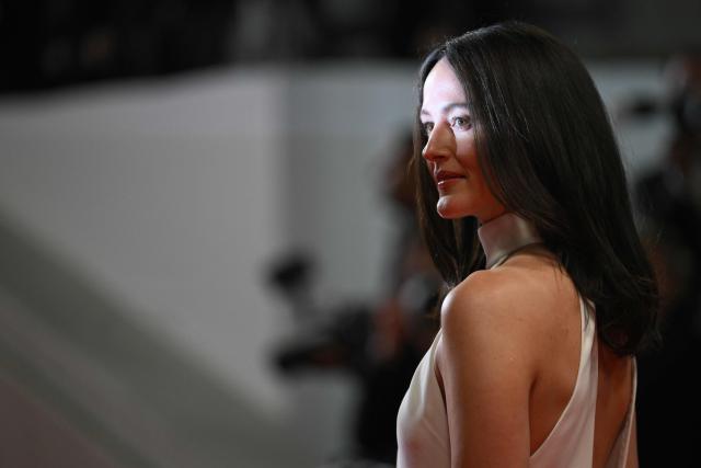 Norwegian actress Renate Reinsve leaves after the screening of the film "Fjord" at the 79th edition of the Cannes Film Festival in Cannes, southern France on May 18, 2026. (Photo by Olivier CHASSIGNOLE / AFP)