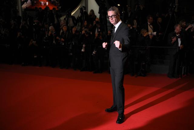 Danish director Nicolas Winding Refn arrives for the screening of the film "Her Private Hell" at the 79th edition of the Cannes Film Festival in Cannes, southern France on May 18, 2026. (Photo by Olivier CHASSIGNOLE / AFP)