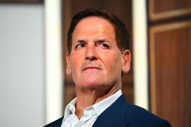 US businessman Mark Cuban listens during a healthcare affordability event in the South Court Auditorium of The White House in Washington, DC, on May 18, 2026. (Photo by Kent NISHIMURA / AFP)