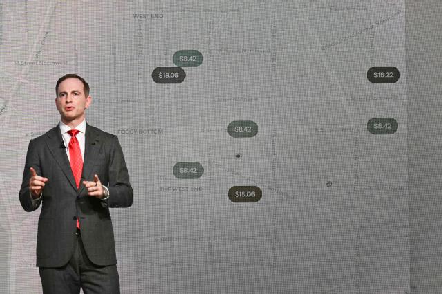 Chief Design Officer of the United States Joe Gebbia speaks about prescription prices during a healthcare affordability event in the South Court Auditorium of The White House in Washington, DC, on May 18, 2026. (Photo by Kent NISHIMURA / AFP)
