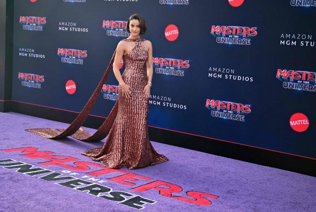 US actress Camila Mendes attends the premiere of Amazon MGM Studios' "Masters of the Universe" at TCL Chinese Theatre in Hollywood, California, on May 18, 2026. (Photo by Frederic J. Brown / AFP)