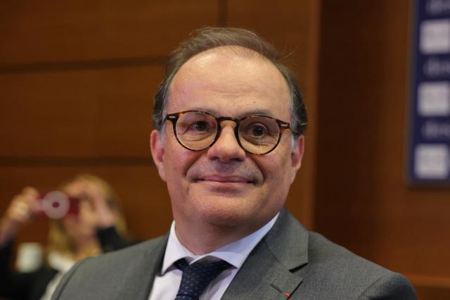 Former Secretary General of the French Presidency and candidate for Bank of France Governor, Emmanuel Moulin looks on during a hearing before the Finance Commission of the National Assembly in Paris on May 20, 2026. Moulin, a former Treasury director who has served in numerous cabinets under two former Presidents, appeared as candidate for Bank of France Governor before the Senate committee, then the National Assembly committee. The hearings will be followed by a secret ballot vote by the 121 members of both chambers. (Photo by Thomas SAMSON / AFP)