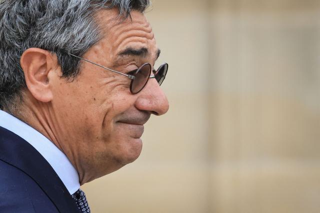 France's Trade Minister Serge Papin leaves after the weekly cabinet meeting at The Elysee Presidential Palace in Paris on May 20, 2026. (Photo by Ludovic MARIN / AFP)