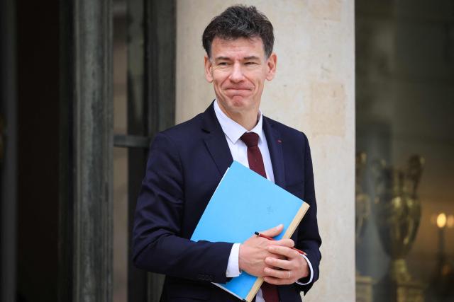 France's Higher Education, Research and Space Minister Philippe Baptiste leaves after the weekly cabinet meeting at The Elysee Presidential Palace in Paris on May 20, 2026. (Photo by Ludovic MARIN / AFP)