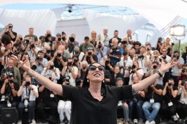 Spanish actress Rossy de Palma poses during a photocall of the film "Amarga Navidad" (Bitter Christmas) at the 79th edition of the Cannes Film Festival in Cannes, southern France on May 20, 2026. (Photo by Thibaud MORITZ / AFP)