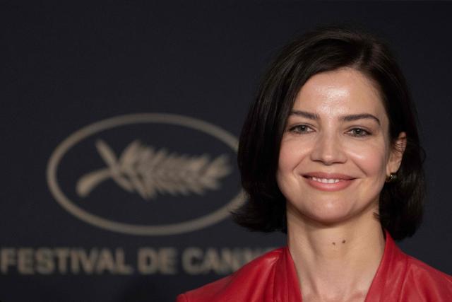 Russian actress Iris Lebedeva attends a press conference for the film "Minotaure" (Minotaur) at the 79th edition of the Cannes Film Festival in Cannes, southern France on May 20, 2026. (Photo by Anna KURTH / AFP)