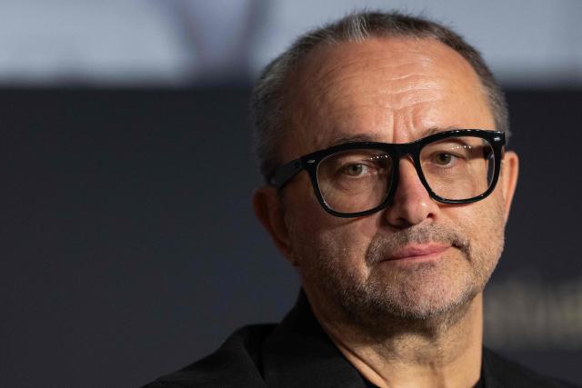 Russian director and screenwriter Andrey Zvyagintsev attends a press conference for the film "Minotaure" (Minotaur) at the 79th edition of the Cannes Film Festival in Cannes, southern France on May 20, 2026. (Photo by Anna KURTH / AFP)