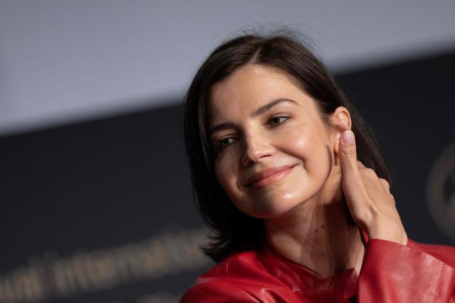 Russian actress Iris Lebedeva attends a press conference for the film "Minotaure" (Minotaur) at the 79th edition of the Cannes Film Festival in Cannes, southern France on May 20, 2026. (Photo by Anna KURTH / AFP)