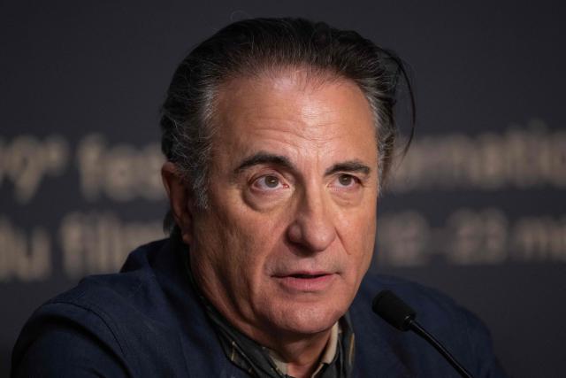 US actor Andy Garcia attends a press conference for the film "Diamond" at the 79th edition of the Cannes Film Festival in Cannes, southern France on May 20, 2026. (Photo by Anna KURTH / AFP)