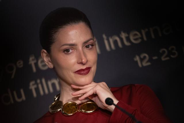 Spanish actress Barbara Lennie attends a press conference for the film "Amarga Navidad" (Bitter Christmas) at the 79th edition of the Cannes Film Festival in Cannes, southern France on May 20, 2026. (Photo by Anna KURTH / AFP)