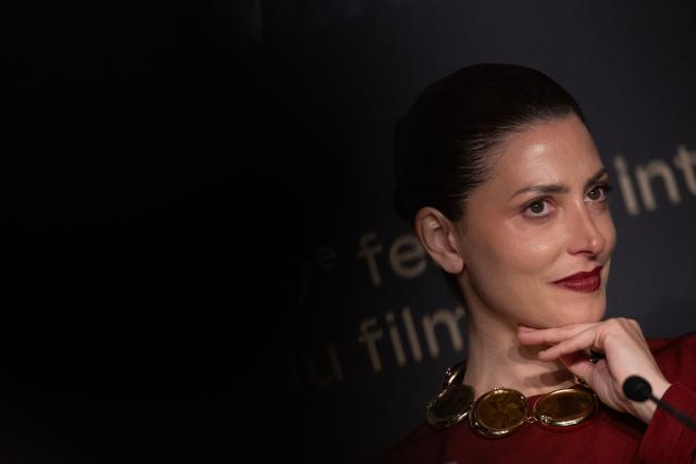 Spanish actress Barbara Lennie attends a press conference for the film "Amarga Navidad" (Bitter Christmas) at the 79th edition of the Cannes Film Festival in Cannes, southern France on May 20, 2026. (Photo by Anna KURTH / AFP)