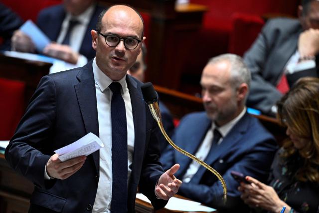 France’s junior Minister for Industry Sebastien Martin speaks during a session of questions to the government at The National Assembly, France's lower house of parliament in Paris on May 20, 2026. (Photo by JULIEN DE ROSA / AFP)