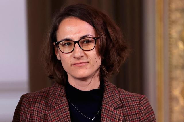 (FILES) Head of the citizens panel on End of Life, Claire Thoury, attends a conference on the topic of end-of-life, at the Elysee presidential Palace, in Paris, on April 3, 2023. Claire Thoury was elected on May 20, 2026 as president of the Economic, Social, and Environmental Council (CESE), becoming the first woman to lead this third chamber of the Republic—an advisory body whose usefulness is debated. President of the Mouvement associatif, which brings together more than 700,000 associations, Claire Thoury, 36, received 97 votes to 74 for her sole opponent, former MEDEF Vice President Dominique Carlac’h. (Photo by Aurelien Morissard / POOL / AFP)