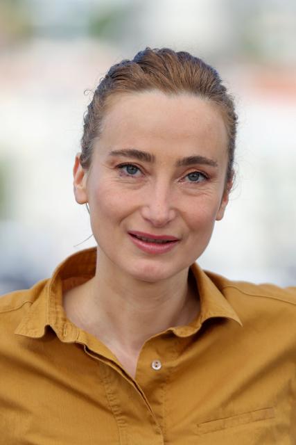 Belgian actress Sandrine Blancke poses during a photocall of the film "Ula" (Ulya) at the 79th edition of the Cannes Film Festival in Cannes, southern France on May 21, 2026. (Photo by Thibaud MORITZ / AFP)