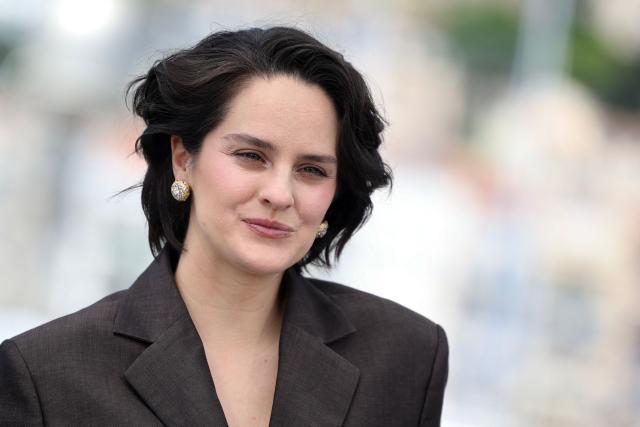French actress Noemie Merlant poses during a photocall of the film "Roma Elastica" at the 79th edition of the Cannes Film Festival in Cannes, southern France on May 21, 2026. (Photo by Valery HACHE / AFP)