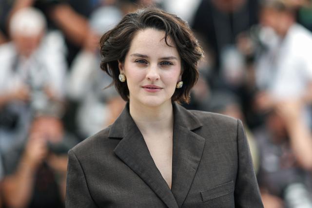 French actress Noemie Merlant poses during a photocall of the film "Roma Elastica" at the 79th edition of the Cannes Film Festival in Cannes, southern France on May 21, 2026. (Photo by Sameer AL-DOUMY / AFP)