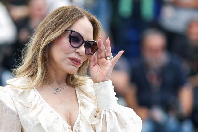 Italian actress Ornella Muti poses during a photocall of the film "Roma Elastica" at the 79th edition of the Cannes Film Festival in Cannes, southern France on May 21, 2026. (Photo by Sameer AL-DOUMY / AFP)