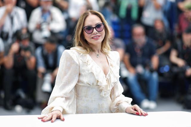 Italian actress Ornella Muti poses during a photocall of the film "Roma Elastica" at the 79th edition of the Cannes Film Festival in Cannes, southern France on May 21, 2026. (Photo by Sameer AL-DOUMY / AFP)