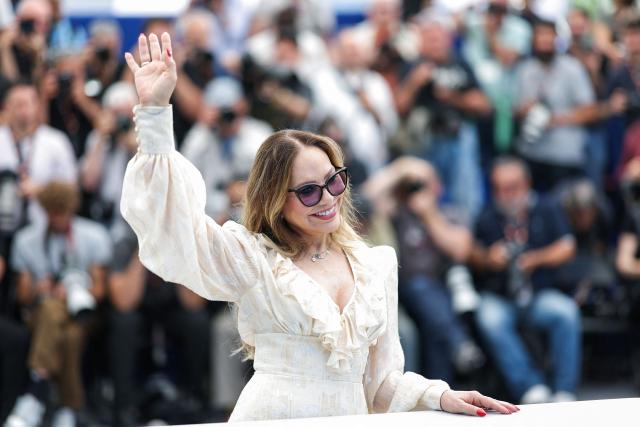 Italian actress Ornella Muti poses during a photocall of the film "Roma Elastica" at the 79th edition of the Cannes Film Festival in Cannes, southern France on May 21, 2026. (Photo by Sameer AL-DOUMY / AFP)