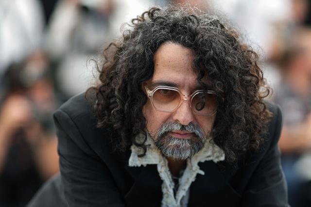 French director and screenwriter Bertrand Mandico poses during a photocall of the film "Roma Elastica" at the 79th edition of the Cannes Film Festival in Cannes, southern France on May 21, 2026. (Photo by Sameer AL-DOUMY / AFP)
