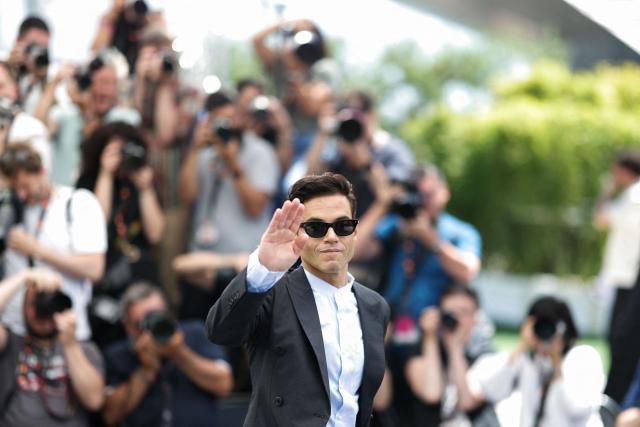 US actor Rami Malek poses during a photocall of the film "The Man I Love" at the 79th edition of the Cannes Film Festival in Cannes, southern France on May 21, 2026. (Photo by Sameer AL-DOUMY / AFP)