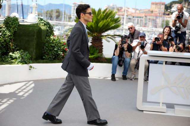 US actor Rami Malek poses during a photocall of the film "The Man I Love" at the 79th edition of the Cannes Film Festival in Cannes, southern France on May 21, 2026. (Photo by Valery HACHE / AFP)