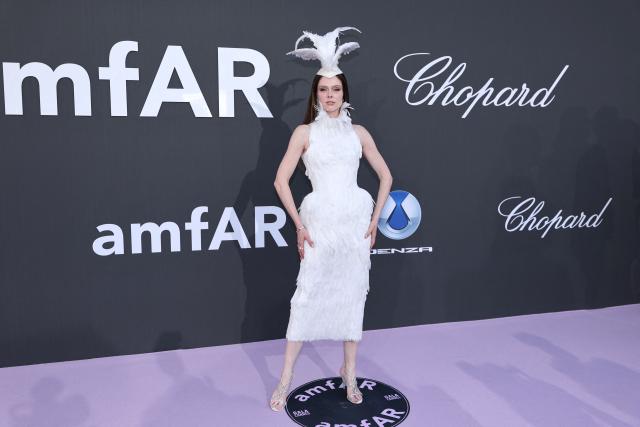 Canadian model Coco Rocha attends the annual American Foundation for AIDS Research amfAR Gala Cannes 2026 at the Hotel du Cap-Eden-Roc in Cap d'Antibes, southern France, on the sidelines of the 79th edition of the Cannes Film Festival on May 21, 2026. (Photo by Thibaud MORITZ / AFP)