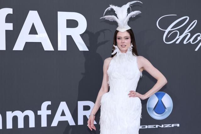 Canadian model Coco Rocha attends the annual American Foundation for AIDS Research amfAR Gala Cannes 2026 at the Hotel du Cap-Eden-Roc in Cap d'Antibes, southern France, on the sidelines of the 79th edition of the Cannes Film Festival on May 21, 2026. (Photo by Thibaud MORITZ / AFP)