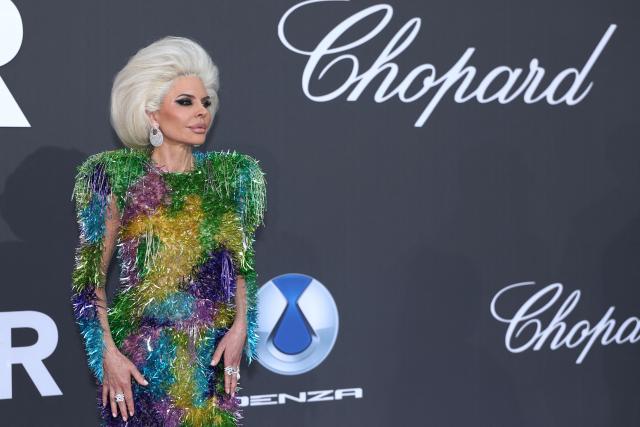 US Reality star Lisa Rinna attends the annual American Foundation for AIDS Research amfAR Gala Cannes 2026 at the Hotel du Cap-Eden-Roc in Cap d'Antibes, southern France, on the sidelines of the 79th edition of the Cannes Film Festival on May 21, 2026. (Photo by Thibaud MORITZ / AFP)