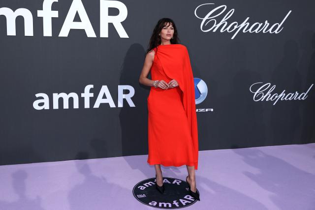 New zealander model Georgia Fowler attends the annual American Foundation for AIDS Research amfAR Gala Cannes 2026 at the Hotel du Cap-Eden-Roc in Cap d'Antibes, southern France, on the sidelines of the 79th edition of the Cannes Film Festival on May 21, 2026. (Photo by Thibaud MORITZ / AFP)