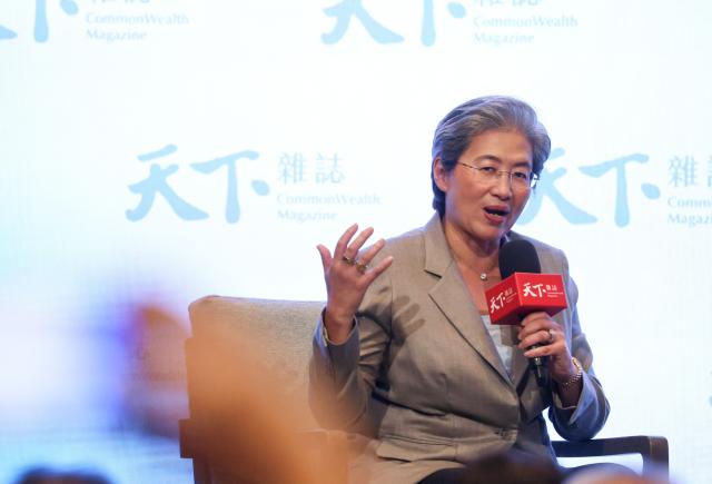 Advanced Micro Devices (AMD) CEO Lisa Su delivers a speech during a forum at Taipei Marriott Hotel in Taipei on May 22, 2026. AMD, a US maker of artificial intelligence processors and a rival to the world's most valuable company Nvidia, announced an investment of more than 10 billion USD into Taiwan's chip industry. (Photo by I-Hwa Cheng / AFP)