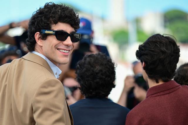 Spanish director, screenwriter and producer Javier Calvo poses during a photocall of the film "La Bola Negra" at the 79th edition of the Cannes Film Festival in Cannes, southern France on May 22, 2026. (Photo by Olivier CHASSIGNOLE / AFP)