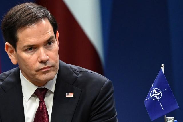 US Secretary of State Marco Rubio attends the NATO Foreign Ministers' meeting in Helsingborg, Sweden, on May 22, 2026. Foreign ministers of the 32 NATO member states gathered in the Swedish city to finalise preparations for the upcoming Ankara Summit. (Photo by Jonathan Nackstrand / AFP)