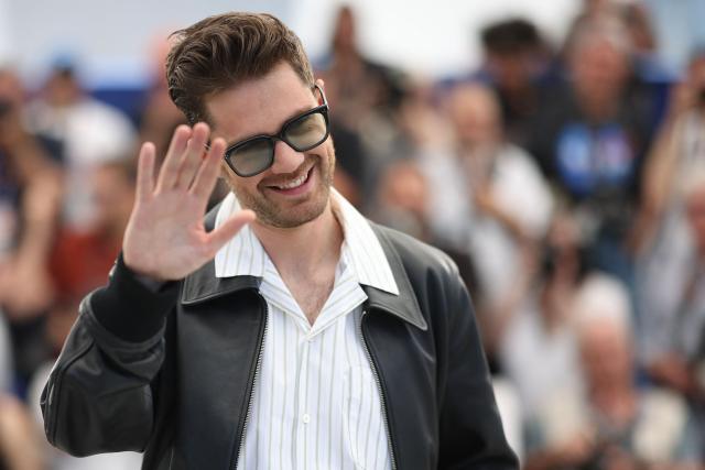 Belgian director Lukas Dhont poses during a photocall of the film "Coward" at the 79th edition of the Cannes Film Festival in Cannes, southern France on May 22, 2026. (Photo by Valery HACHE / AFP)