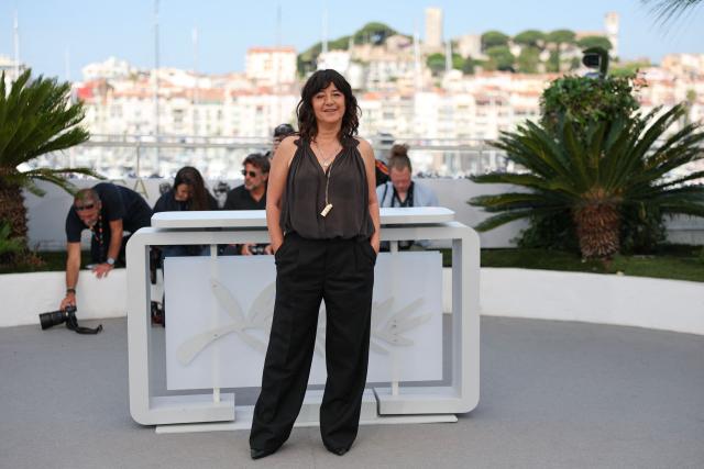 French actress Romane Bohringer poses during a photocall of the film "Ulysse" at the 79th edition of the Cannes Film Festival in Cannes, southern France on May 23, 2026. (Photo by Thibaud MORITZ / AFP)