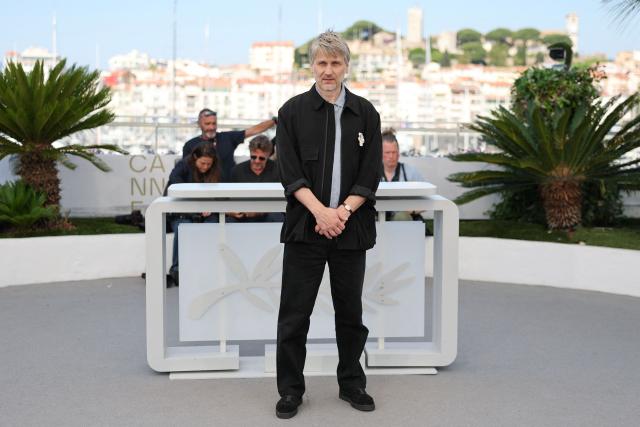 French actor Stanislas Merhar poses during a photocall of the film "Ulysse" at the 79th edition of the Cannes Film Festival in Cannes, southern France on May 23, 2026. (Photo by Thibaud MORITZ / AFP)
