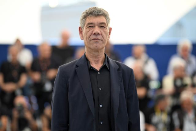 Bulgarian actor Syuleyman Alilov Letifov poses during a photocall of the film "Das Getraumte Abenteuer" (The Dreamed Adventure) at the 79th edition of the Cannes Film Festival in Cannes, southern France on May 23, 2026. (Photo by Olivier CHASSIGNOLE / AFP)