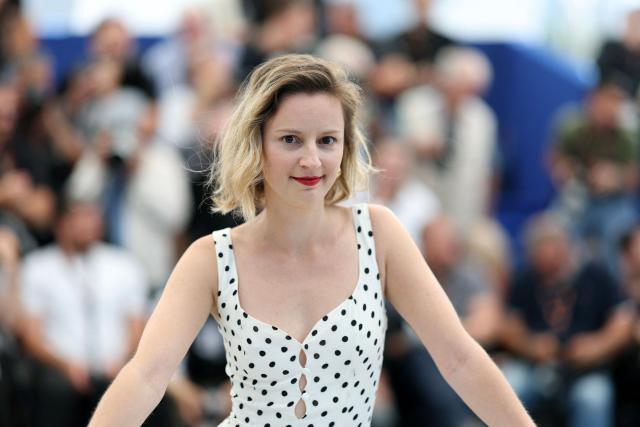 French actress Tiphaine Daviot poses during a photocall of the film "L'Objet du delit" (Crescendo) at the 79th edition of the Cannes Film Festival in Cannes, southern France on May 23, 2026. (Photo by Sameer AL-DOUMY / AFP)