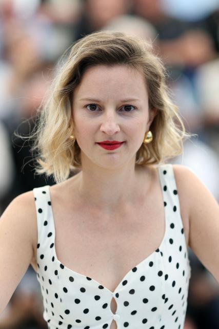 French actress Tiphaine Daviot poses during a photocall of the film "L'Objet du delit" (Crescendo) at the 79th edition of the Cannes Film Festival in Cannes, southern France on May 23, 2026. (Photo by Sameer AL-DOUMY / AFP)